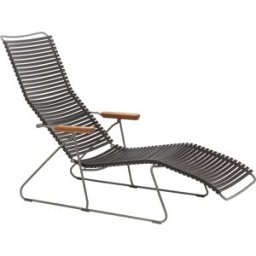 Houe - Transat inclinable Click - Noir - Bambou - Designer Henrik Pedersen