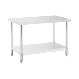 Table de travail inox - ECO - 120 x 70 cm - 250 kg - Royal Catering