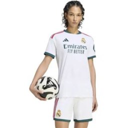 Adidas T-shirt à Manches Courtes Pour Femme Domicile Real Madrid 26/27 Authentic Jersey White S Femme