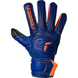Reusch Gants De Gardien De But Junior Attrakt Infinity Finger Support Sharp Blu / Shock Orange / Black 4 unisex