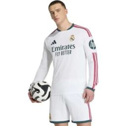 Adidas T-shirt à Manches Longues Domicile Real Madrid 26/27 Authentic Jersey White XL Homme
