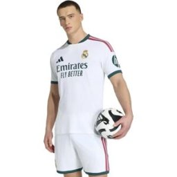 Adidas T-shirt à Manches Courtes Domicile Real Madrid 26/27 Authentic Jersey White 3XL Homme