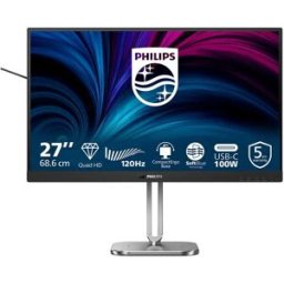 Philips Écran 27b2u4601/00 27´´ Qhd Ips Lcd 120hz Grey One Size unisex