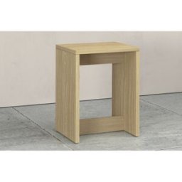 Deladeco Tabouret de cuisine moderne chêne chopin Louna Chêne chopin