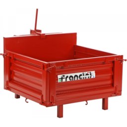 Francini P 100 - Benne de chargement pour tracteur - Basculante - 3 ridelles ouvrables