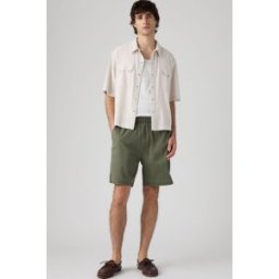 Levi's Short Boxer Coton Et Lin - Homme - Gris / Kambaba Cotton Linen - L