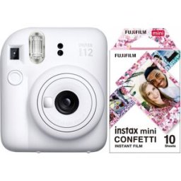 FUJI INSTAX Fujifilm Instax Mini 12 Blanc menthe + pellicule Confetti
