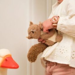 Egmont Toys Peluche Maman et bébé écureuil (15 cm)