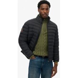 Superdry Homme Doudoune Légère Fuji Lite Black Taille: S