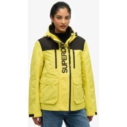 Superdry Femme Coupe-vent Color Block Ultimate Jaune Taille: 44