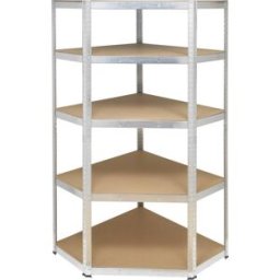 Module dangle pour étagère de stockage TOOLCRAFT KPW77 175 kg (l x H x P) 70 x 1.8 x 70 cm métal, MDF galvanisé, argent bois
