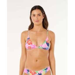Rip Curl Haut de maillot de bain triangle Xback Party Wave Multicolore S Female