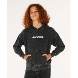 Rip Curl Sweat à capuche Eternal Shred Wash garçon Noir délavé 12 Male