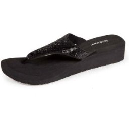 Isotoner - Tongs Femme strass talon Noir noir 40 Femme