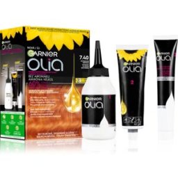 Garnier Olia Big Kit coloration cheveux permanente teinte 7.40 Intense Copper 1 pcs