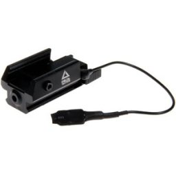 Delta Tactics Extension Red Laser With Picatinny Rail Black One Size unisex