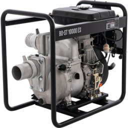 BlackStone BD-ST 10000ES - Motopompe diesel pour eaux chargées - Raccords 100 mm