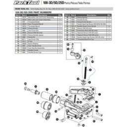Park Tool Pièce Détachée Pour Support De Réparation 1963k 100-3d