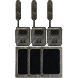 SEISSIGER Base-Cam LTE SUPERSIM-Edition + Panneau solaire 3er Pack