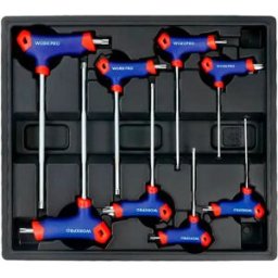 Workpro Jeu De Clés Torx T-handle T10-t50 Modular Series 8 Pièces Multicolor One Size