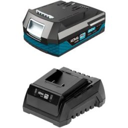Koma Tools Chargeur Et Batterie 20v 2.0ah (08770) + 20v 60w (08772) Black One Size