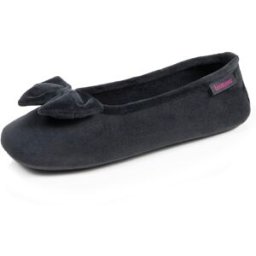 Isotoner - Chaussons ballerines Femme Noir rouges noir 37/38 Femme