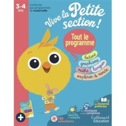 Vive la petite section ! tout le programme, 3-4 ans : lecture, graphisme, maths, langues, explorer l Isabelle Antonini, Malena Adrada-Rajzner Gallimard-Education