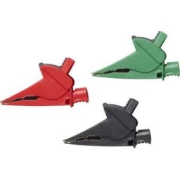 Fluke AC385-RGB Jeu de pinces crocodiles rouge, noir, vert Plage de serrage max.: 36.7 mm 1 set