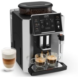 Expresso Broyeur Krups Sensation Silver - Ea910e10 - Machine à café à grain 1450 W - MaxiCoffee