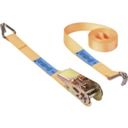 TOOLCRAFT TO-10283841 Force de traction LC : arrimage plaquant (simple/direct)=1000 daN (L x l) 3 m x 25 mm à cliquet EN 12195-2
