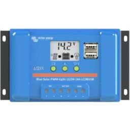 Victron Energy Blue-Solar PWM-LCD&USB; Régulateur de charge solaire PWM 12 V, 24 V 30 A