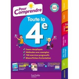 Pour comprendre toute la 4e : conforme aux programmes isabelle de lisle, fabienne ottevaere, rené rieu, pierre curel, paul fauvergue, andré sarnette, andré michoux, oscar torrès, ulrike jacqueroud, laurent bonnet, sébastien dessaint Hachette Education