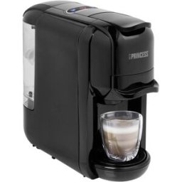 Princess 249452 01.249452.01.001 Machine à capsules noir compatible pad E.S.E, One Touch
