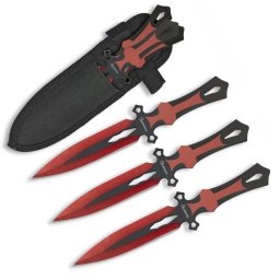 Lot 3 couteaux de lancer 17cm full tang ALBAINOX
