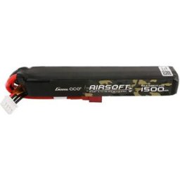 Gens Ace Batterie 25c 1500mah 3s1p 11.1v Airsoft Gun Lipo With T Plug Black One Size unisex