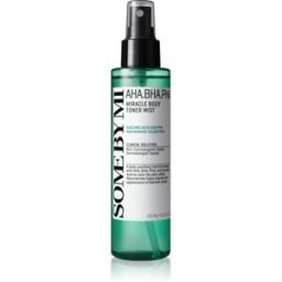 Some By Mi AHA∙BHA∙PHA 30 Days Miracle Body Toner Mist brume corps pour peaux sensibles et à problèmes 140 ml