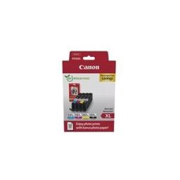Canon CLI-551XL C/M/Y/BK Photo Value Pack - pack de 4 - XL - jaune, cyan, magenta, noir - original - reservoir d'encre/kit papiers