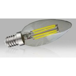 MIIDEX Ampoule à filament LED flamme E14 - 4W blanc neutre
