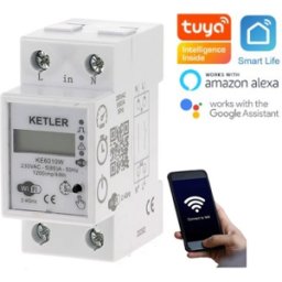 Compteur contacteur KETLER 60A WIFI Smart Life et Tuya - KE6010W