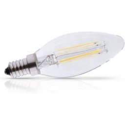 MIIDEX Ampoule Led E14 Filament Flamme 4W 2700K