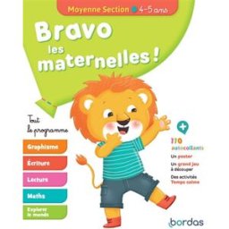 Bravo les maternelles ! - Moyenne section (MS) -Tout le programme - Dès 4 ans hudrisier, cécile Bordas