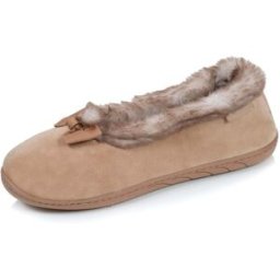 Isotoner - Chaussons ballerines recyclées Femme Camel camel 40 Femme