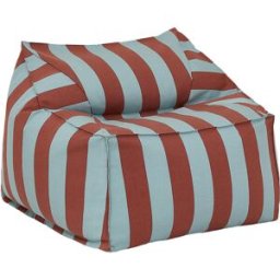 NOBODINOZ - Pouf d'extérieur Lenny - Bleu - Polystyrène expansé