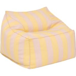 NOBODINOZ - Pouf d'extérieur Lenny - Jaune - Polystyrène expansé
