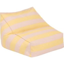 NOBODINOZ - Pouf d'extérieur enfant Vibes - Jaune - Polystyrène expansé