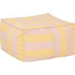 NOBODINOZ - Pouf d'extérieur Otto - Jaune - Polystyrène expansé