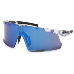Adidas Sport Lunettes De Soleil Sp0106 Crystal / Blue Mirror One Size Homme,Femme