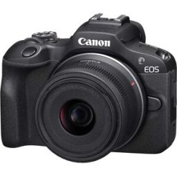 Canon Appareil Photo Compact Eos R100+ Rf-s 18-45 + 55-210 Mm Black One Size unisex