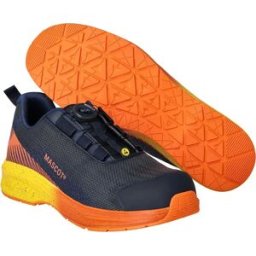 Mascot Chaussures De Sécurité Customized F1601 Dark Navy Blue / Bright Orange EU 46