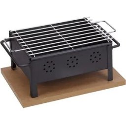 Sauvic Gril De Table à Charbon 25x20 Black One Size